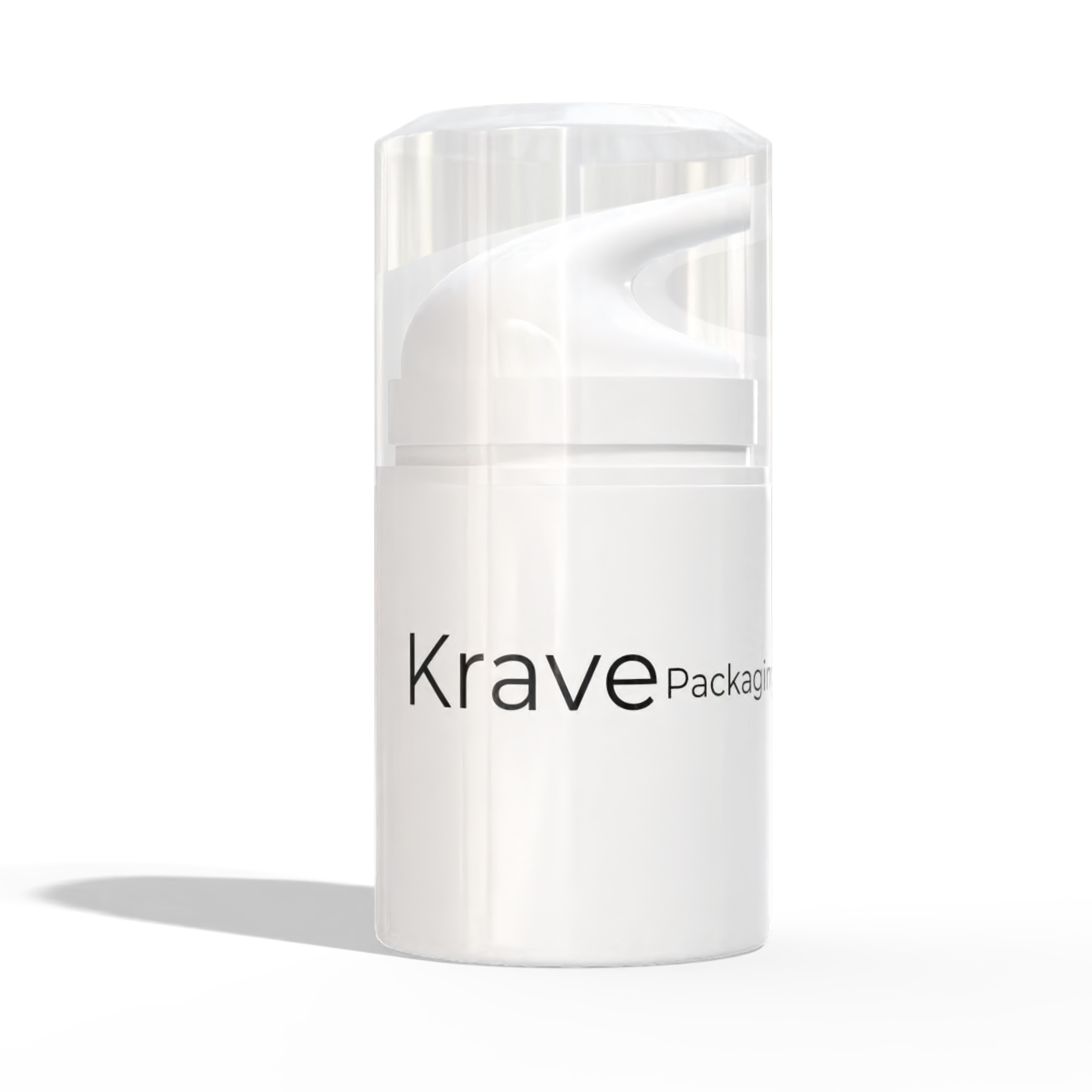 Krave packaging beauty skincare bottle product packaging samplee