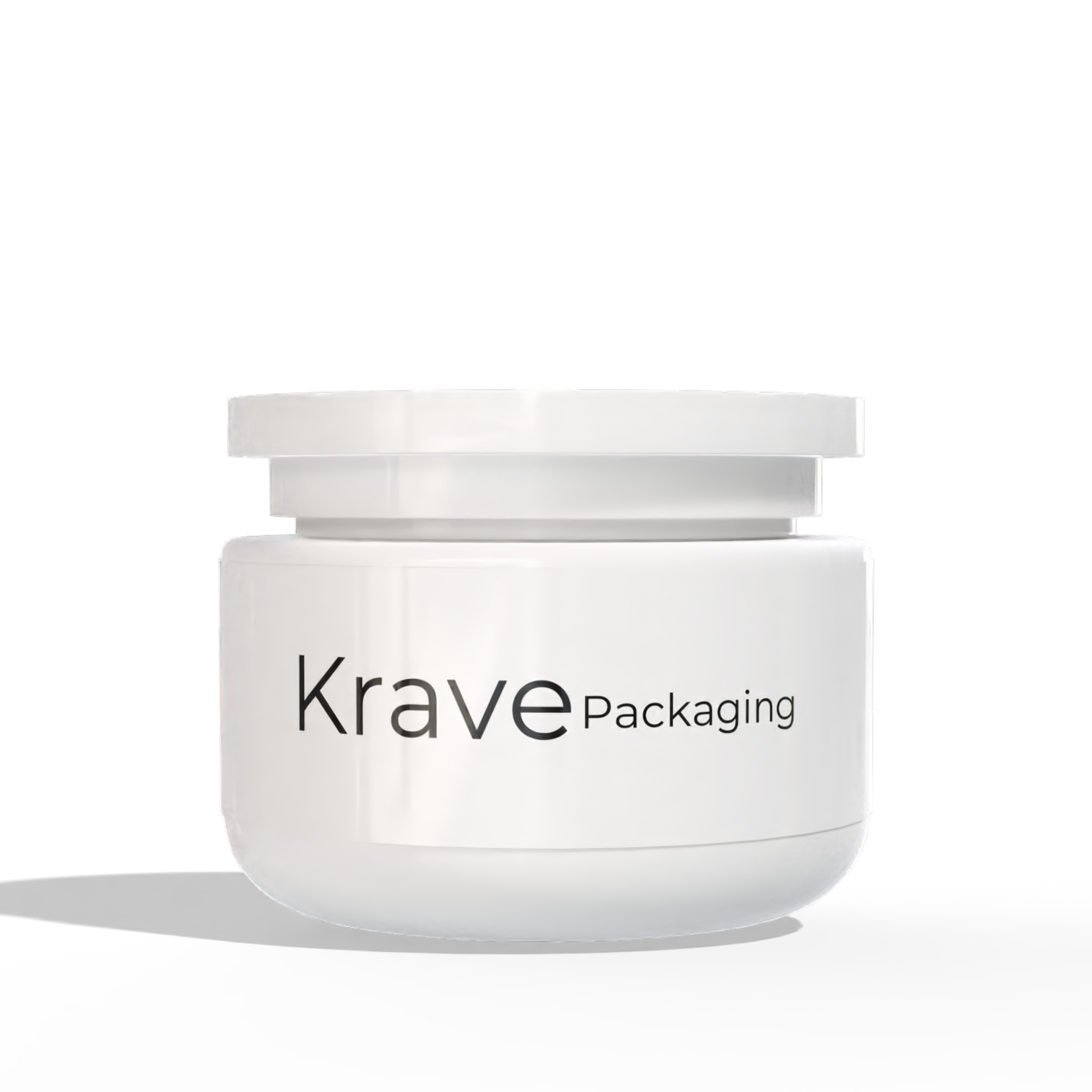 Krave packaging beauty skincare bottle product packaging sample